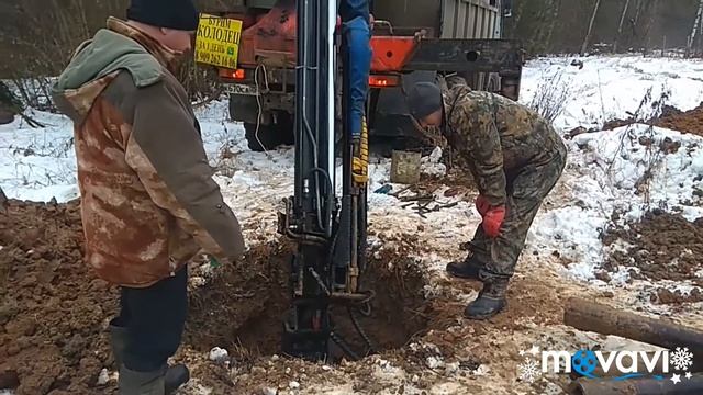 Бурим колодец . За 5 часов 17 колец. смотреть онлайн