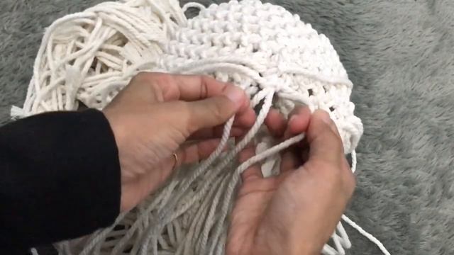 Very easy!!! DIY Macrame Baguette Bag (Real Pict!!!) step by step смотреть онлайн