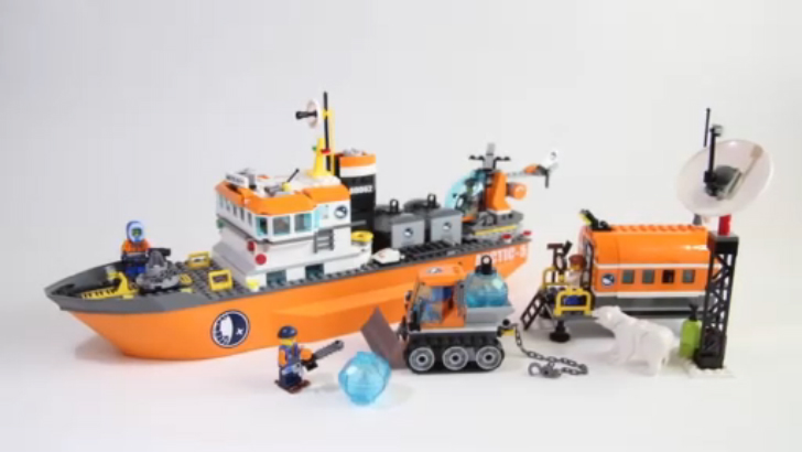 Lego City 60062 Arctic Icebreaker - Lego Speed Build смотреть онлайн