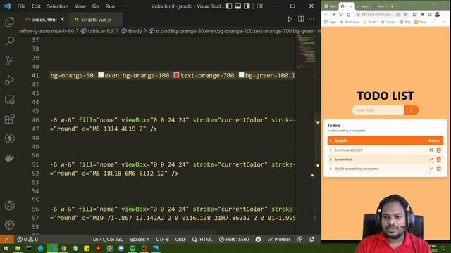 How to make a Todo List App using VueJS смотреть онлайн