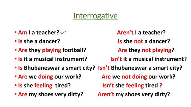 Be Verbs:- am, is, are, was and were | Verb Part - 10 смотреть онлайн