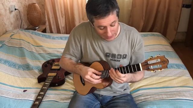 Антон Мизонов - Электрический Пёс (разбор гитарного соло на укулеле) смотреть онлайн
