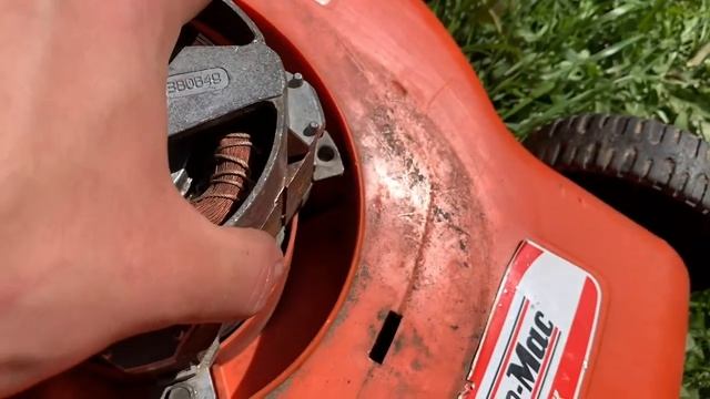 Ремонт двигателя газонокосилки Oleo-Mac 35 K (не крутит двигатель при старте) смотреть онлайн