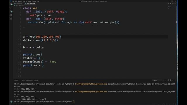Python lernen, #25 Vektor-Klasse смотреть онлайн