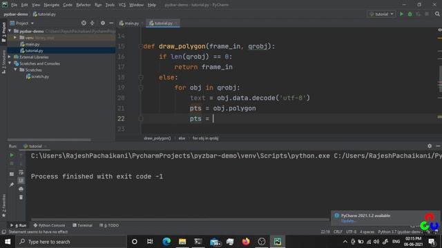 QR code reading and tracking with Python | PyZBar | OpenCV смотреть онлайн