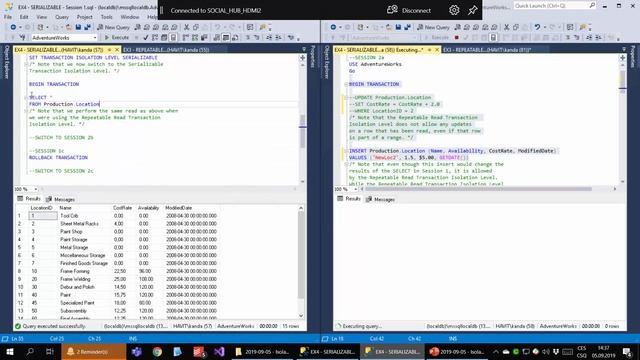 SQL Isolation Levels [Jiří Kanda, HAVIT Vzdělávací okénko, 5.9.2019] смотреть онлайн