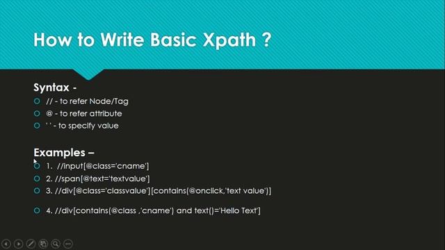 Locating Web Element using Selenium Complete Xpath Guide смотреть онлайн