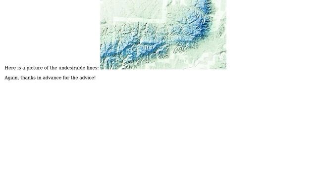 GIS: Remove unwanted lines between raster layers смотреть онлайн