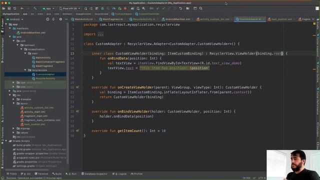 How to Use ViewBinding in a RecyclerView ViewHolder | DavTheCoder смотреть онлайн