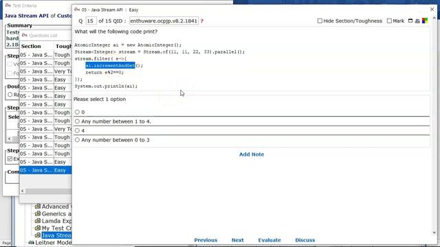 What are the terminal operations? (enthuware.ocpjp.v8.2.1841) смотреть онлайн