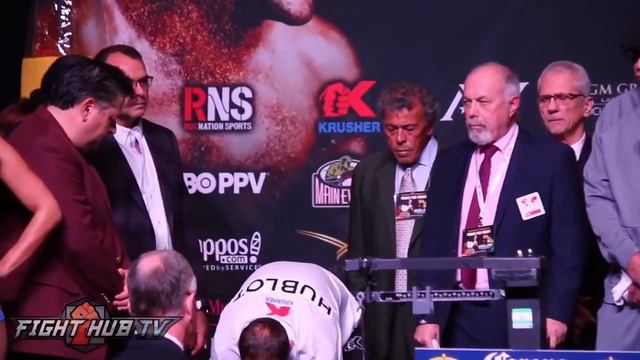 Взвешивание: Сергей Ковалев — Андре Уорд смотреть онлайн