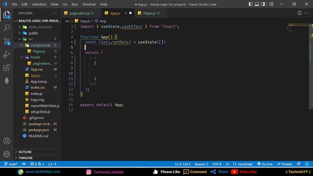 React Pagination Custom Hook Tutorial смотреть онлайн