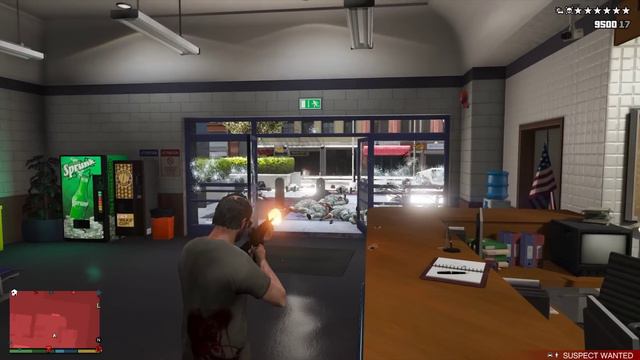 GTA 5 - Batmobile Rampage + Six Star Escape