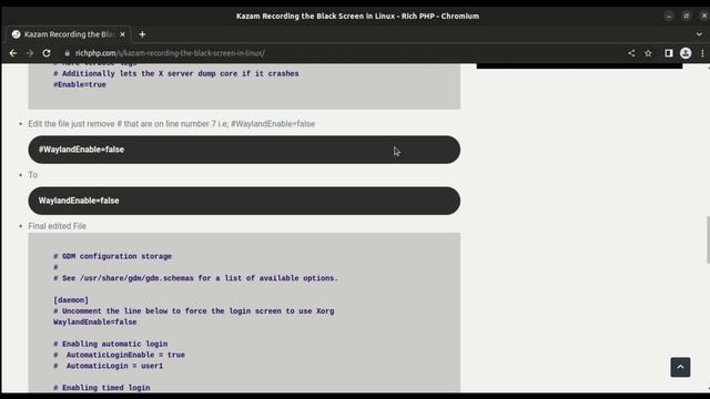 Kazam Recording the Black Screen in Linux смотреть онлайн
