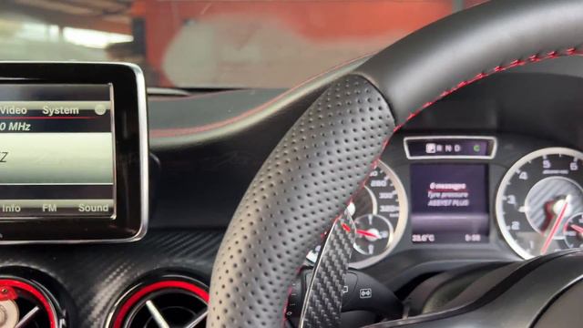 A-Class A45 Replace To A45s Full Leather Steering Wheel смотреть онлайн