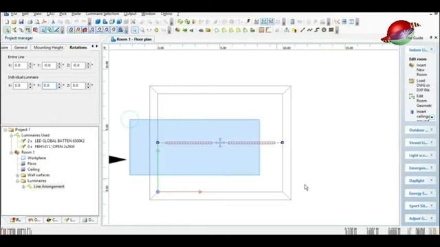 Interior lighting Design by Dialux incorporated to autocad drawing - Tutorial 1 - Tamil - Aathi смотреть онлайн
