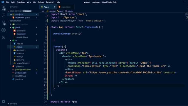 How To Play YouTube Video With ReactJS! React-Player смотреть онлайн