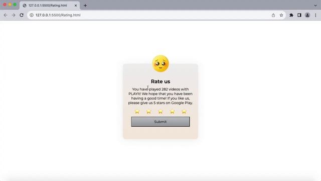 Rating dialog box using only HTML5 , CSS3 and JavaScript || Custom rating dialog box смотреть онлайн