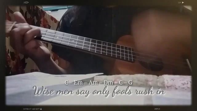 Can't Help Falling Inlove by Elvis Presly || Lyrics (verse) and Chords || Practice ♥ смотреть онлайн