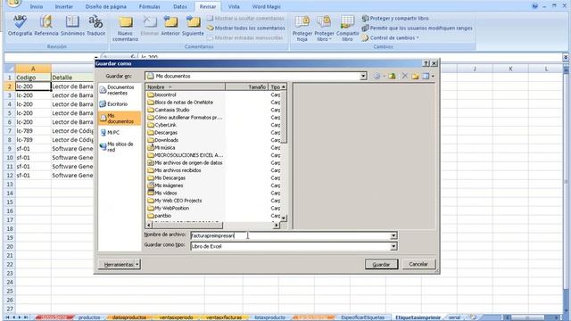 Cómo generar e imprimir codigos de barras usando microsoft Word y Excel смотреть онлайн