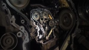 Наглядная работа цепи ГРМ на Ford Transit без крышки