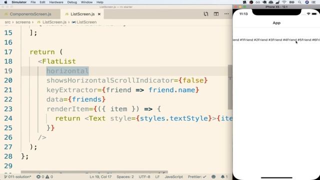 13. A Few Props Around FlatList , Exercise Overview and Solution (React native Complete Course 2021 смотреть онлайн