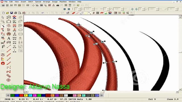 Wilcom Embroidery Designs || Embroidery Machine Design || Embroidery Work-8 смотреть онлайн