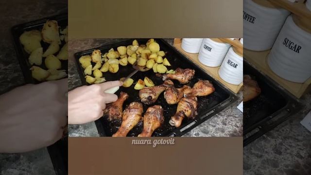 КУРИНЫЕ НОЖКИ ? В МЕДОВО-СОЕВОМ СОУСЕ #куриныеножкивдуховке #курицавдуховке смотреть онлайн