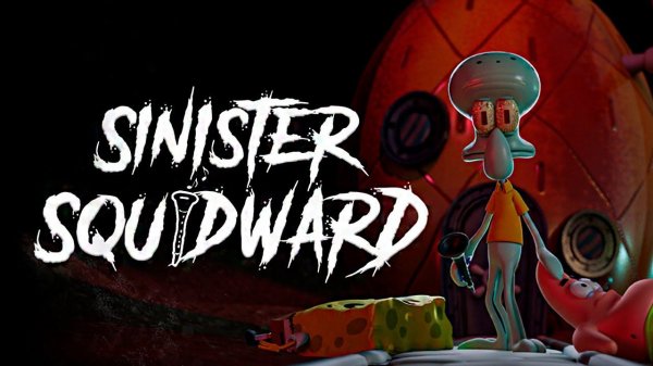 SQUIDWARD GONE POSTAL! | Sinister Squidward HORROR GAME FULL WALKTHROUGH