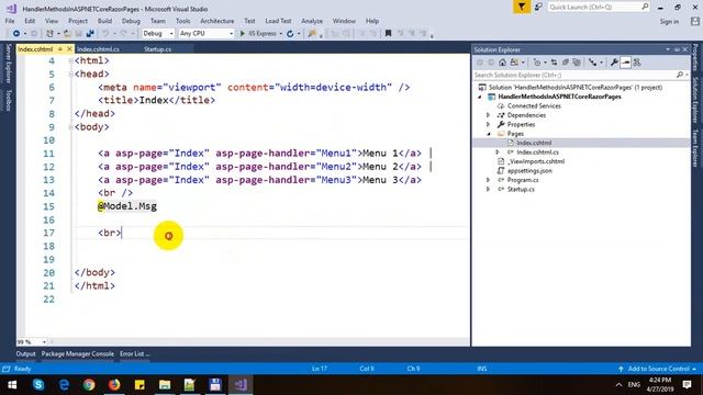 Handler Methods in ASP.NET Core Razor Pages смотреть онлайн