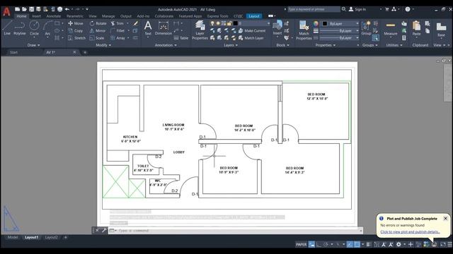 DWG TO PDF Using LAYOUTS In AutoCAD-Step By Step In Hindi смотреть онлайн