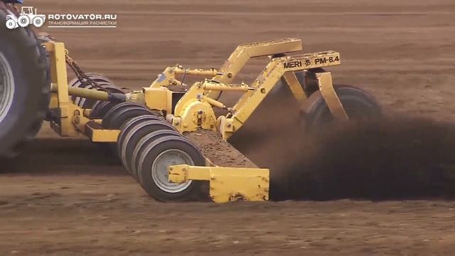 MeriPeat PM-8.4 - высокопроизводительные фрезы-рыхлители MERIPEAT для добычи фрезерного торфа смотреть онлайн