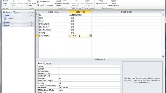 Editing Tables in an Access Database смотреть онлайн