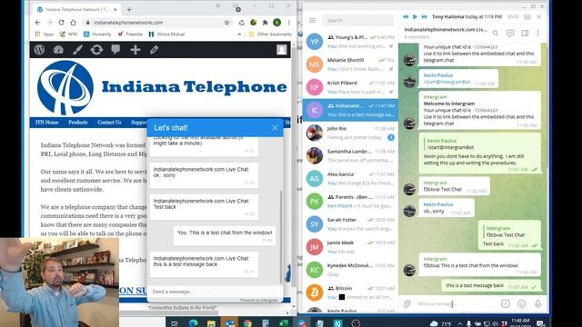 2021.10.15 - Telegram Intergram web chat client and how it works смотреть онлайн