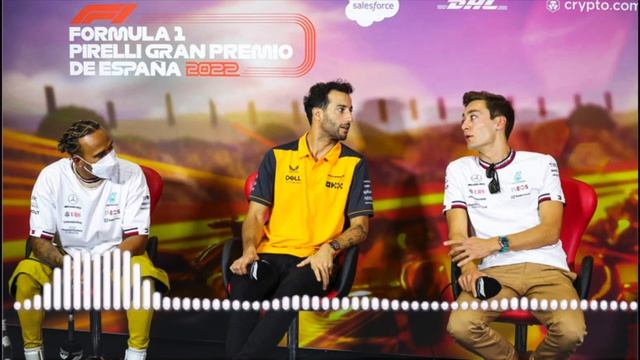 F1 Spain 2022 | Drivers Press Conferene | Hamilton Russell Sainz Ricciardo Tsunoda | Audio смотреть онлайн