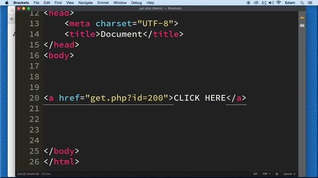 058 Using The GET super Global PHP Full Course 2021 смотреть онлайн