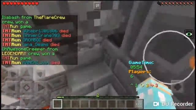 "Minecraft"Играем в мини игру TNT RUN смотреть онлайн