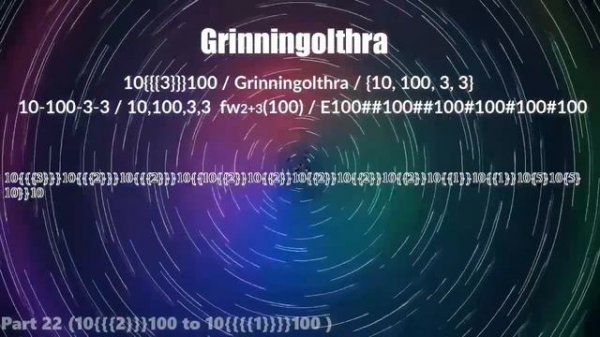Numbers -Infinity to Infinity series - All 50 Parts