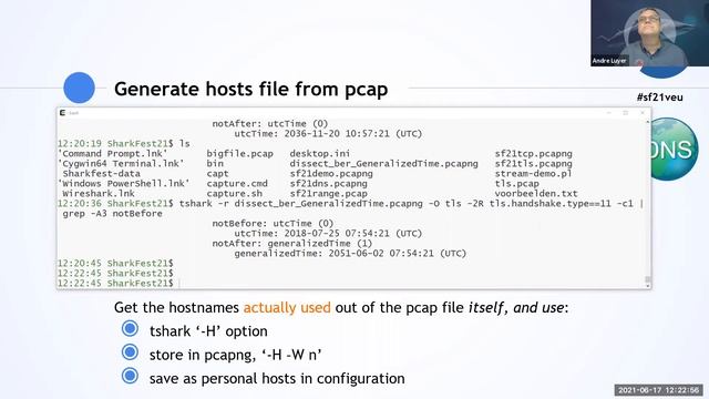 SF21VEU - 04 Automate your Analysis: tshark, the Swiss army knife (André Luyer) смотреть онлайн
