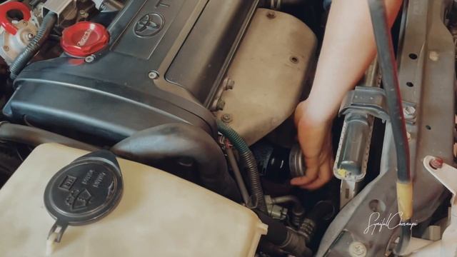 Toyota Corolla AE101 - 4AGE20V - DIY ENGINE OIL CHANGE IN 2 Minute - Steps
