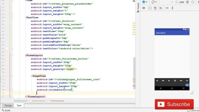Exoplayer Fullscreen Landscape Android | Firebase Video Streaming App