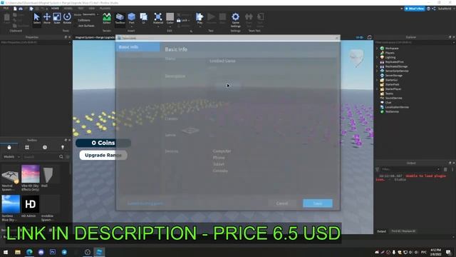 ?Range Upgrade SHOP | Roblox Studio UNCOPYLOCKED | VLYAPI смотреть онлайн