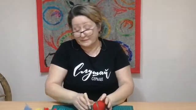 Мастер класс "Пасхальное яичко" выполняется в технике фелтинг. смотреть онлайн