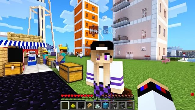 СОЛНЦЕ ПАДАЕТ на ЗЕМЛЮ КАК ВЫЖИТЬ в МАЙНКРАФТ ДЕВУШКА ВИДЕО ТРОЛЛИНГ MINECRAFT смотреть онлайн
