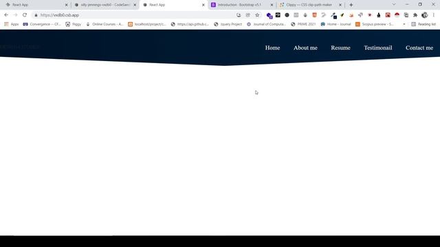 Build an Awesome Portfolio website using React JS | Part - 1 | Hero Section смотреть онлайн