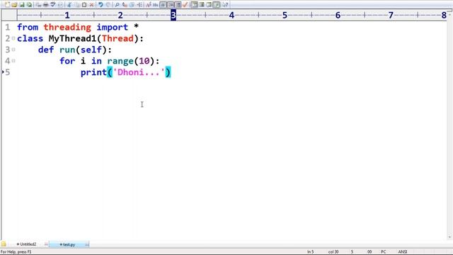 Python MultiThreading: Various ways to define a thread,get and set name of a Thread смотреть онлайн