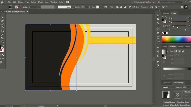 Print Ready Business Card Design in Illustrator | Create visiting card die cut line & bleed section смотреть онлайн