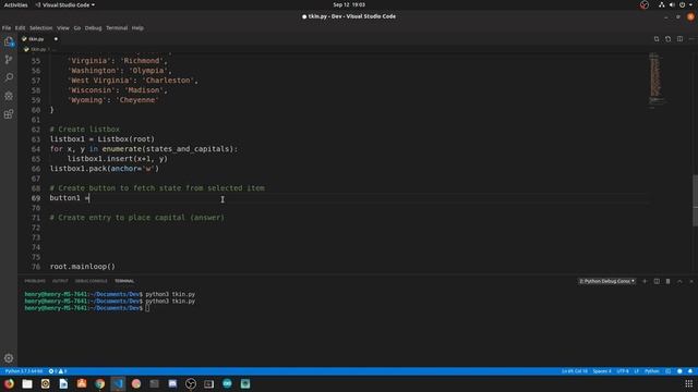 Python: TKinter Listbox Tutorial смотреть онлайн
