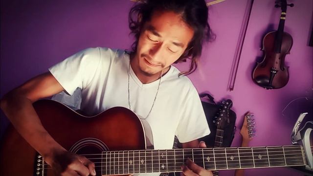 Acoustic Solo - " Hotel California " :- Guitar Solo Lesson -: #subughisingvlog #hotelcalifornia смотреть онлайн