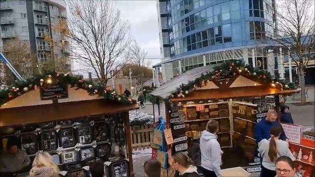 Spinnaker tower | Gunwharf Quays Christmas market | 13/11/2021 смотреть онлайн